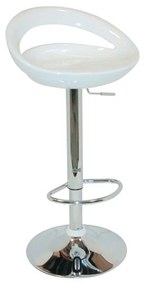 Σκαμπό Μπαρ Bar/18 White 43-2332  45X46.5X60/81cm Metal, Polypropylene