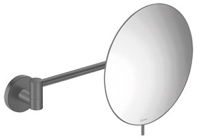 Καθρέπτης Μεγεθυντικός Επιτοίχιος Ø20x31 εκ. Μεγέθυνση x3 Antracite Grained Sanco Cosmetic Mirrors MR-705-M118