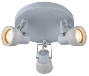 Πλαφονιέρα 3ΦΩΤΟ Φωτιστικό Οροφής PEPPER Γκρι MC171153 Aca-MC171153-Γκρι MC171153