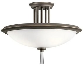 Πλαφονιέρα Φωτιστικό Οροφής 3xE27 Dreyfus Elstead Lighting KL-DREYFUS-SFOZ Μπρονζέ