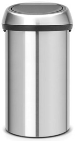 Brabantia 647255 Κάδοι απορριμάτων Touch Bin 60L, Matt Steel Fingerprint Proof