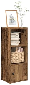 Βιβλιοθήκη Όψη Παλαιού Ξύλου 31x24x77 εκ. Επεξεργασμένο Ξύλο