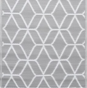 vidaXL Χαλί εξωτερικού χώρου ARAKIL γκρι 190x290 cm PP