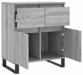 vidaXL Ντουλάπι Γκρι Sonoma 60x35x70 εκ. από Επεξεργασμένο Ξύλο
