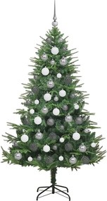 vidaXL Τεχνητό Χριστουγεννιάτικο Δέντρο 300 LED Θερμό λευκό PVC και PE