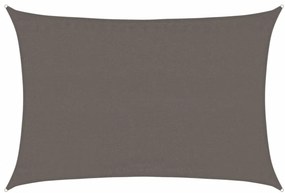 vidaXL Πανί Σκίασης Ανθρακί 3,5 x 5 μ. από HDPE 160 γρ./μ²