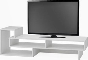 Έπιπλο τηλεόρασης Tetra λευκό 136x40x42εκ