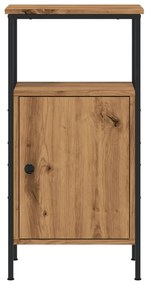 vidaXL Κομοδίνα 2 τεμάχια Artisan Oak 41x31x80 cm Κατασκευασμένο ξύλο