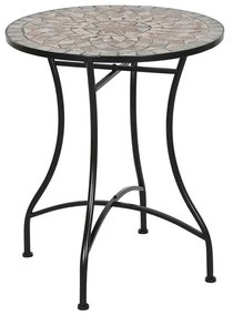 Βοηθητικό Τραπέζι Home ESPRIT Μαύρο Πολύχρωμο 60 x 60 x 72 cm