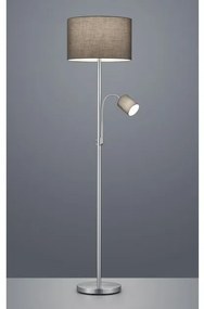 Επιδαπέδιο Φωτιστικό 1xE27 1xΕ14 Εύκαμπτο Hotel Trio Lighting 403900211 Νίκελ Ματ