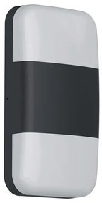 Απλίκα Φωτιστικό Τοίχου LED 14W Μαύρο-Λευκό IP65 Lars LARS Elstead Lighting-LARS-Μαύρο LARS