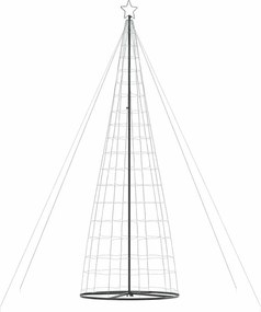 vidaXL Χριστουγεννιάτικο δέντρο LED 1534 LED μπλε 500 εκ.