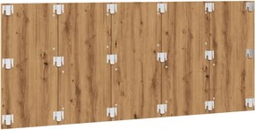vidaXL Κεφαλάρι Κρεβατιού Δρυς τεχνίτης 200x1,5x80 εκ
