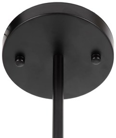 GloboStar® JOLIET 00778 Μοντέρνο Φωτιστικό Οροφής Δίφωτο 2 x G9 AC 230V Μαύρο - Χρυσό Μεταλλικό Πλέγμα Μ93 x Π20 x Υ100cm