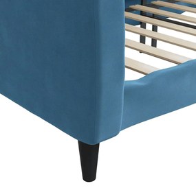 vidaXL Καναπές Κρεβάτι Μπλε 80 x 200 εκ. Βελούδινος