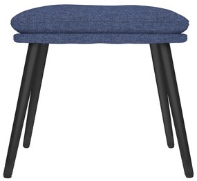 vidaXL Υποπόδιο Μπλε 45 x 29,5 x 39 εκ. Υφασμάτινο