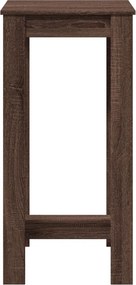 vidaXL Τραπέζι Μπαρ Καφέ Δρυς 51x50x103,5 εκ. Επεξ. Ξύλο