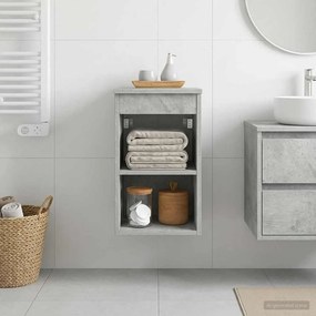 vidaXL Ντουλάπι Μπάνιου Γκρι Σκυροδέματος 30 x 44,5 x 50 εκ.