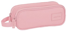 Διπλή Κασετίνα Safta Ροζ 21 x 8 x 6 cm