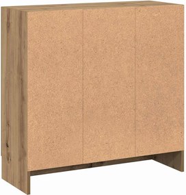 vidaXL Βιβλιοθήκη Artisan Δρυς 82,5x30,5x80 εκ. Επεξεργασμένο Ξύλο