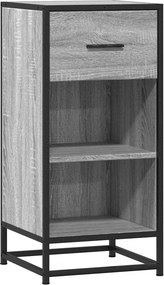 vidaXL Ραφιέρα Γκρι Sonoma 35,5x35x76 εκ. Επεξ. Ξύλο + Μέταλλο