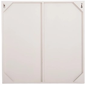 ΠΙΝΑΚΑΣ ΤΕΤΡΑΓΩΝΟΣ ΣΕΙΡΑ SANTORINI HM4508 MDF ΣΕ ΥΠΟΛΕΥΚΟ ΧΡΩΜΑ 80x4(πάχος)x80Υεκ.