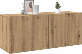 vidaXL Ντουλάπι Τοίχου Τηλεόρασης Τεχνίτης Δρυς 100 x 30 x 41 εκ