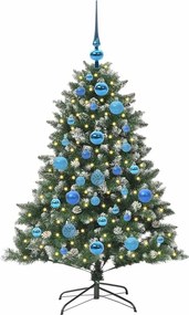 vidaXL Τεχνητό Χριστουγεννιάτικο Δέντρο με 150 LED Πράσινο 120 cm