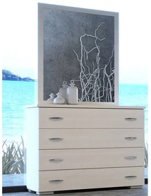 Τουαλέτα 4 συρτάρια 90x76x45 DIOMMI 25-240