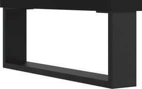 vidaXL Δισκοθήκη Μαύρη 74,5 x 38 x 48 εκ. από Επεξεργασμένο Ξύλο