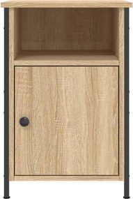 vidaXL Κομοδίνα 2 τεμ. Sonoma Δρυς 40x42x60 εκ. από Επεξεργασμένο Ξύλο