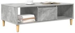 vidaXL Γκρι σκυροδέματος 103.5 x 60 x 35 εκ Επεξεργασμένο ξύλο