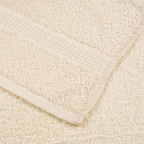 vidaXL Χειροπετσέτες FROGN 10 τεμ. Κρεμ 50x100 εκ. 360 γρ./μ²