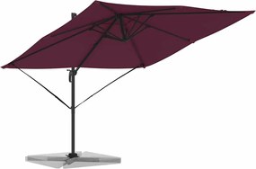 vidaXL Ρώμη Ομπρέλα Κόκκινο 286 x 284 x 265 εκ