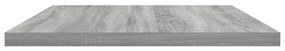 vidaXL Ράφια Τοίχου 4 τεμ. Γκρι Sonoma 60x30x1,5 εκ. Επεξεργ. Ξύλο