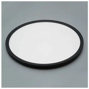 Φωτιστικό Οροφής Σποτ Downlight 48cm LED 42W IP44 3CCT Pro Eurolamp-145-68575-Μαύρο 145-68575