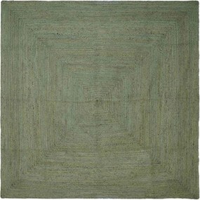 vidaXL Χαλί Περιοχής Λαδί 300 x 300 cm Γιούτα