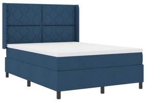 vidaXL Στρώμα με Στρώμα Μπλε 140x200 εκ. Υφάσματος