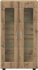 vidaXL Πλαϊνό γραφείο FLORIN 55,5 x 29 x 100 εκ Artisan Oak