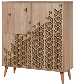 Παπουτσοθήκη - Ντουλάπι Multilux 863SPH3943 95x36x111cm Oak Cipboard,Wood