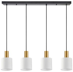 Φωτιστικό Οροφής Πολύφωτο Homelighting 77-8602 Gold/White