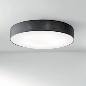 Φωτιστικό Οροφής - Πλαφονιέρα I-Capital-PL98-NER E27 17x98cm Black Luce Ambiente Design
