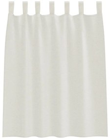 vidaXL Κουρτίνες με κουρτίνες 2 pcs Κρεμ 140x140εκ Πολυεστέρας