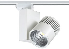 WHITE LED TRACK LIGHT 30W 4000K 4WIRES 36° 2250LM 230V Ra80 ACA BIENAL3040W4
