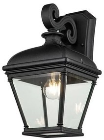 Φανάρι Απλίκα Φωτιστικό Τοίχου 1xE27 Μαύρο IP44 42cm Bayview BAYVIEW-2L-BK Elstead Lighting-BAYVIEW-2L-BK-Μαύρο BAYVIEW-2L-BK