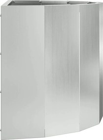 vidaXL Γλάστρα Ασημί 60 x 30 x 35 εκ Επικαλυμμένος Χάλυβας