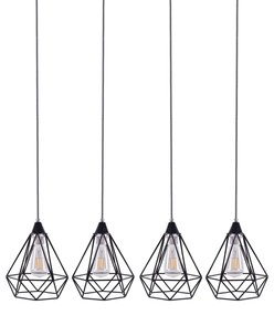 SE148-19-4 MILA PENDANT LAMP BLACK METAL+