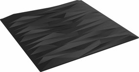 vidaXL Πάνελ τοίχου 48 τμχ. 50 x 50 cm Μαύρη Πέτρα Φελιζόλ XPS