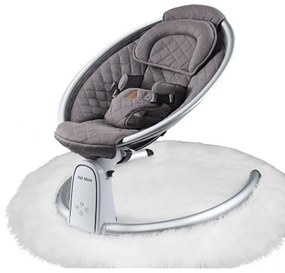 Relax Μωρού Με Κίνηση Και Μουσική E-241 68x63x61cm Grey Hot Mom Aluminium, Cotton