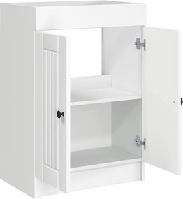 vidaXL Ντουλάπι κάτω από τον νιπτήρα Λευκό 78,5 x 37,5 x 81 εκ